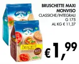 èccoMI Bruschette maxi monviso classiche/integrali offerta