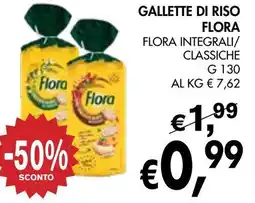 èccoMI Gallette di riso flora flora integrali/ classiche offerta