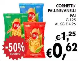 èccoMI Cornetti/ palline/anelli PAI offerta