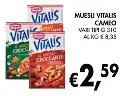 èccoMI Muesli vitalis CAMEO offerta
