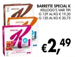 èccoMI Barrette special k kellogg's offerta