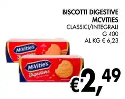 èccoMI Biscotti digestive mcvities classici/integrali offerta