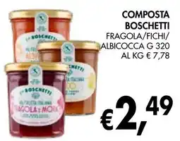 èccoMI Composta boschetti fragola/fichi/ albicocca offerta