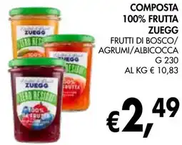 èccoMI Composta 100% frutta ZUEGG offerta