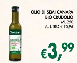èccoMI Olio di semi canapa bio crudolio offerta