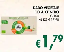 èccoMI Dado vegetale bio alce nero offerta