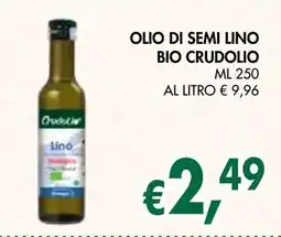 èccoMI Olio di semi lino bio crudolio offerta