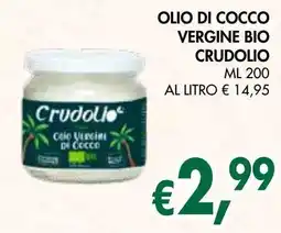 èccoMI Olio di cocco vergine bio crudolio offerta