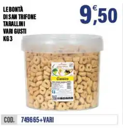 Adhoc Lebontà disan trifone tarallini offerta