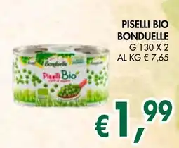 èccoMI Piselli bio BONDUELLE offerta
