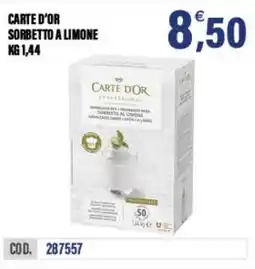Adhoc Carte d'or sorbetto a limone offerta