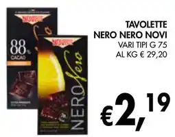 èccoMI Tavolette nero nero NOVI offerta