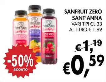 èccoMI Sanfruit zero SANT'ANNA offerta