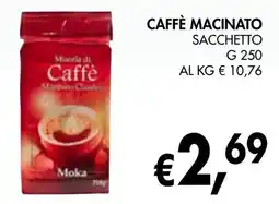 èccoMI Caffè macinato sacchetto offerta