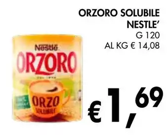Orzoro solubile NESTLE'