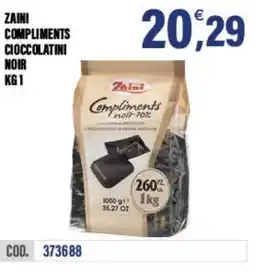 Adhoc Zaini compliments cioccolatini noir offerta