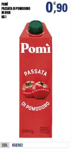 Adhoc Pomì passata di pomodoro in brik offerta