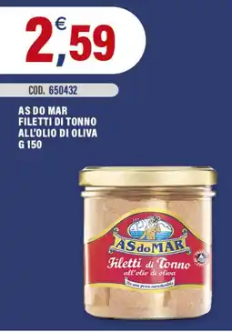 Adhoc As do mar filetti di tonno all'olio di oliva offerta