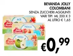 èccoMI Bevanda jolly colombani senza zuccheri aggiunti offerta