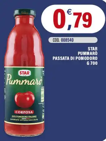 Adhoc Star pummarò passata di pomodoro offerta