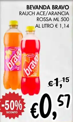 èccoMI Bevanda bravo rauch ace/arancia rossa offerta