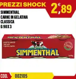 Adhoc Simmenthal carne in gelatina classica offerta
