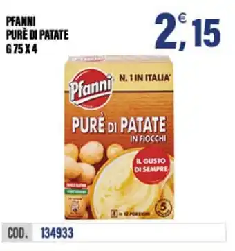 Adhoc Pfanni purè di patate offerta