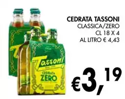 èccoMI Cedrata tassoni classica/zero offerta