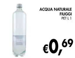 èccoMI Acqua naturale fiuggi offerta
