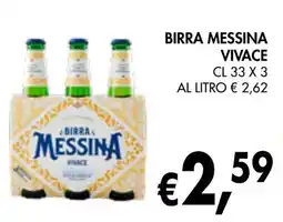 èccoMI Birra messina vivace offerta