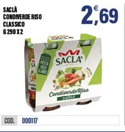 Adhoc Saclà condiverde riso classico offerta