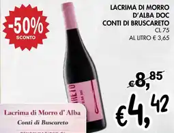 èccoMI Lacrima di morro d'alba doc conti di bruscareto offerta