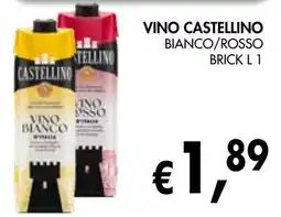 èccoMI Vino castellino bianco/rosso brick offerta