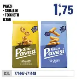 Adhoc Pavesi - tarallini - tocchetti offerta