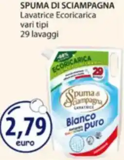 Acqua & Sapone SPUMA DI SCIAMPAGNA Lavatrice Ecoricarica offerta