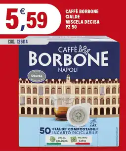 Adhoc Caffè borbone cialde miscela decisa offerta