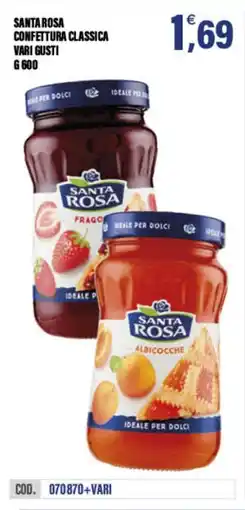 Adhoc Santa rosa confettura classica offerta