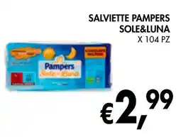 èccoMI Salviette pampers sole&luna offerta