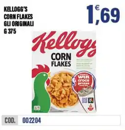 Adhoc Kellogg's corn flakes gli originali offerta