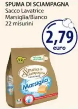 Acqua & Sapone SPUMA DI SCIAMPAGNA Sacco Lavatrice offerta