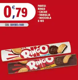 Adhoc Pavesi ringo -cacao -vaniglia - nocciola offerta