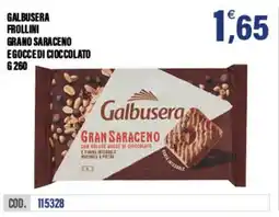 Adhoc Galbusera frollini grano saraceno e gocce di cioccolato offerta