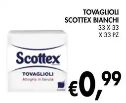èccoMI Tovaglioli scottex bianchi offerta