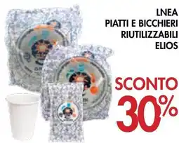 èccoMI Linea piatti e bicchieri riutilizzabili elios offerta