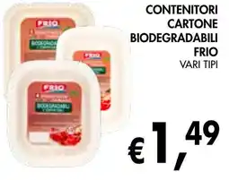 èccoMI Contenitori cartone biodegradabili FRIO offerta