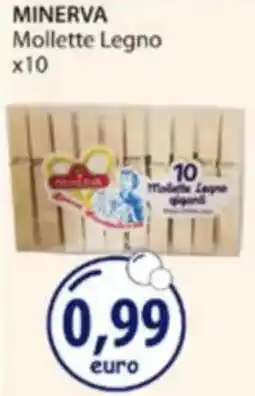 Acqua & Sapone MINERVA Mollette Legno offerta