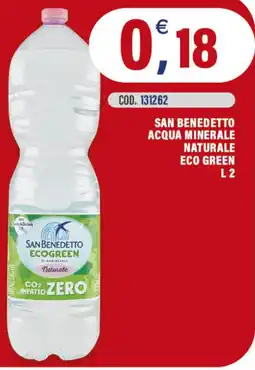 Adhoc San benedetto acqua minerale naturale eco green offerta