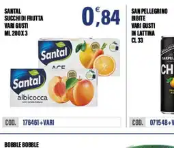 Adhoc Santal succhi di frutta offerta