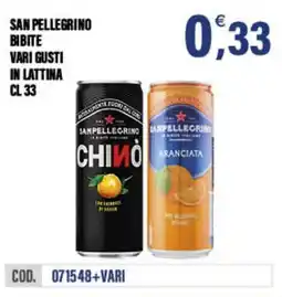 Adhoc San pellegrino bibite offerta