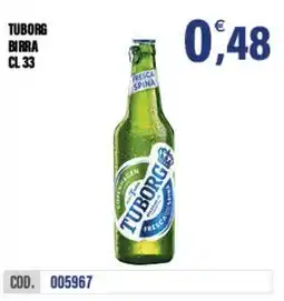 Adhoc Tuborg birra offerta